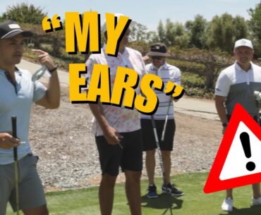 golfers react to the world’s LOUDEST golf ball