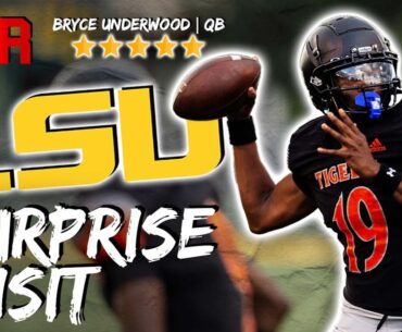 5-Star QB Bryce Underwood Visits LSU | Can Tigers Land No. 1 Recruit?