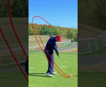 Tiger Woods Nike Logo golf swing by Shot Tracer.