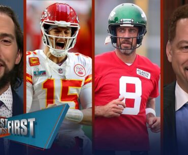 Rodgers claps back at Sean Payton; Mahomes & Burrow rank as Tier 1 QBs | NFL | FIRST THINGS FIRST