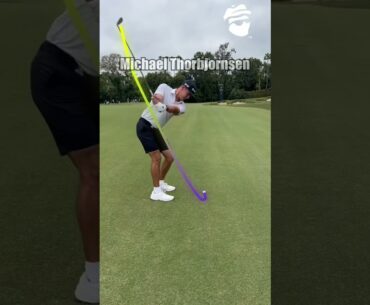 Michael Thorbjornsen Driver and Iron Golf Swing| Golf Essentials #golf #golfessentials #shorts