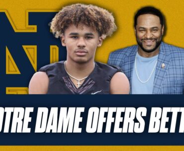 Notre Dame offers 2025 WR Jerome Bettis Jr. 👀 What does it mean? Irish recruiting update ☘️