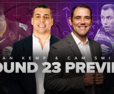 Cameron Smith and Denan Kemp preview Round 23 | SEN THE CAPTAIN'S RUN