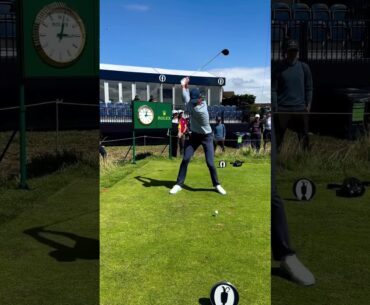 Amateur Christian Lamprecht The Open 151  Almost 200  mph ball speed! #golfshorts  #golf #subforgolf