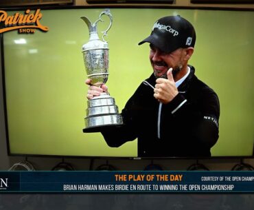 Play of the Day: Brian Harman Makes Birdie En Route To Winning The Open Championship | 07/24/23