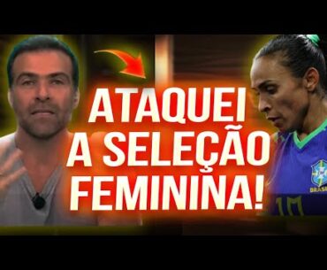 ATAQUEI SELEÇÃO FEMININA E ARRUMEI TRETA AO VIVO NA JOVEM PAN! POLÊMICA!