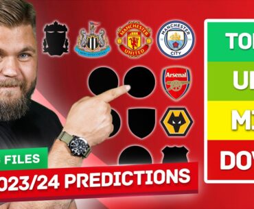 My Premier League 23/24 PREDICTIONS