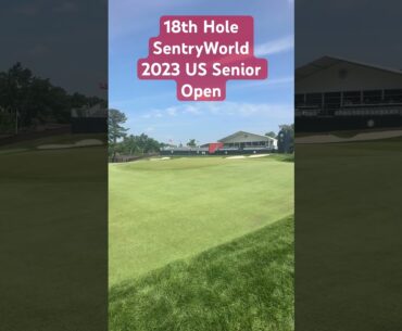 Final Golf Hole US Senior Open at SentryWorld