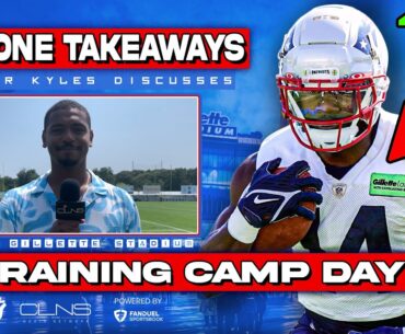 Mac Jones, Meh, Montgomery SCORES 4 TDs | Patriots Day 1 Training Camp Takeaways