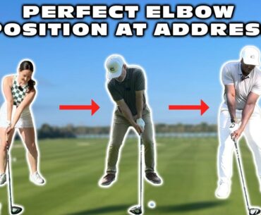 BEST POSITION FOR ELBOWS AT ADDRESS TO OPTIMIZE the POWER IN YOUR GOLF SWING | Wisdom in Golf |