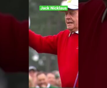 Gary player - Jack Nicklaus - Tom Watson at the 87 Masters #shorts