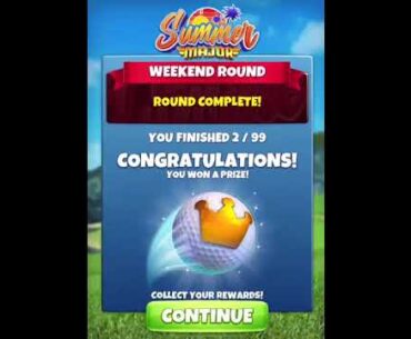 Golf Clash, Prizechest Opening - Gold*1, Silver *2 - Summer Major Tournament!
