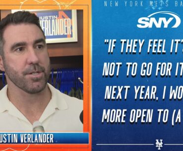 Justin Verlander talks 250th win, Max Scherzer trade, his own future as a Met | SNY