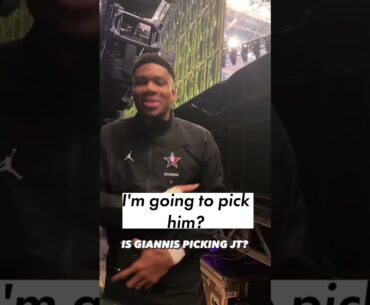 😮 Giannis swore he was going to pick Jayson Tatum last 💪 | #shorts | NYP Sports