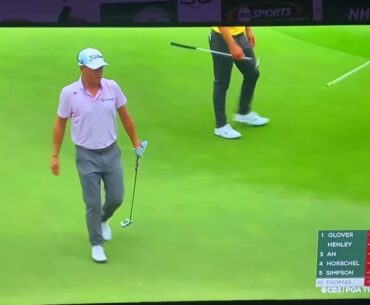 My reaction to Justin Thomas missed the shot at the 18th hole crowd reaction was shocking