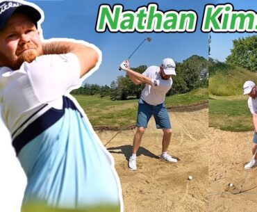 Nathan Kimsey ネーサン・キムジー  イングランドの男子ゴルフ スローモーションスイング!!!