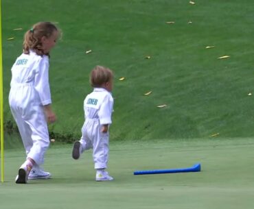 Like father, like son 😂 Kevin Kisner's son impersonates dad ⛳