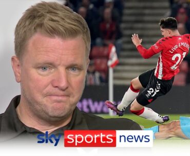 Eddie Howe admits he is in the dark over Tino Livramento transfer