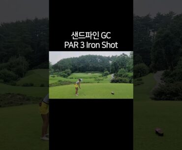 [SUB] Sandpine Golf Club PAR3 Iron Shot #shorts