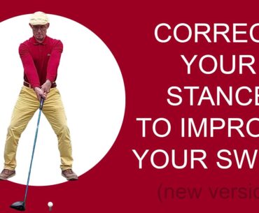 Correct your stance to improve your golf swing