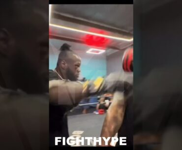 DEONTAY WILDER SHOWS ANTHONY JOSHUA NEW SCARY KNOCKOUT COMBO