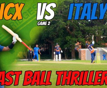 AMAZING LAST BALL THRILLER | CricX vs Italy | | Cricket Highlights