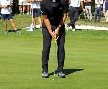 Golf - Professionals - Playing at Open España 2019 - Putting in the green