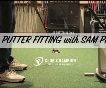 Club Champion Putter Fitting with SAM PuttLab