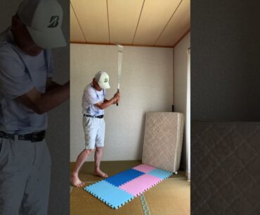 ⛳️ゴルフトップでためを作れない人見て欲しい、右踵を回して左肘と右膝のインパクトタイミング、no twist swing