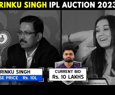 Rinku Singh IPL 2023 Auction Video | He was SOLD for 10 Lakhs | Rinku Singh 5 Sixes in 5 Balls