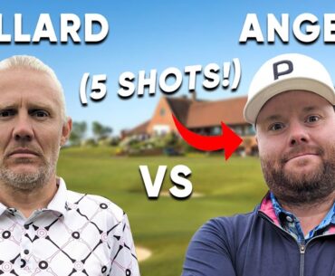 Can A MID HANDICAPPER Beat A SCRATCH Golfer Starting on -5 ??? | BIG Ange v Jimmy Bullard 🔥