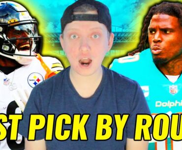The BEST Pick in Every Round of 2023 Fantasy Football Drafts
