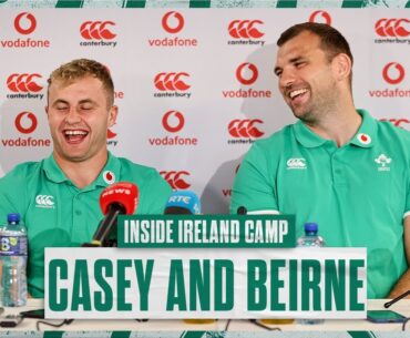 Inside Ireland Camp: Media Duty for Craig Casey and Tadhg Beirne