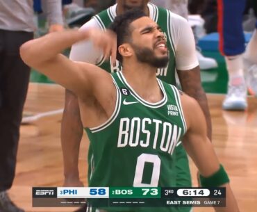 Jayson Tatum says "this is my sh*t" after taking over in Game 7 vs 76ers 🔥