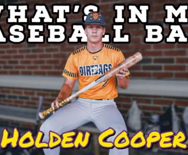 What's In My Baseball Bag? FT. ECU Commit Catcher & Outfielder Holden Cooper