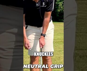 How to build a Neutral Golf Grip #golf #golfgrip #golftips
