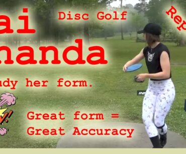 Sai Ananda - Backhand Form - Disc Golf - Repeated