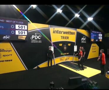 2023 European Darts Matchplay Huybrechts v Barry