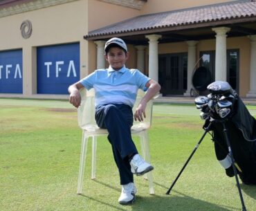 8-year-old Dubai golfer Pranit Mandge, dreams to be like Tiger Woods