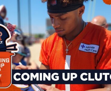 Chicago Bears Training Camp | Justin Fields comes up clutch in big moment | CHGO Bears Podcast