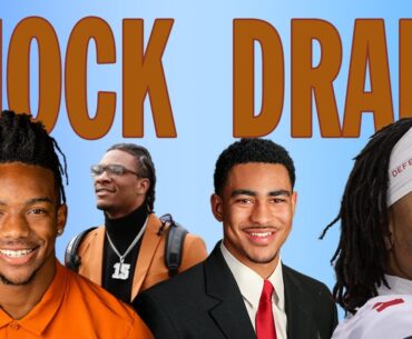 MOCK DRAFT 1.0: Surprise Quarterback Goes First Overall #nfldraft #nfldraft2023