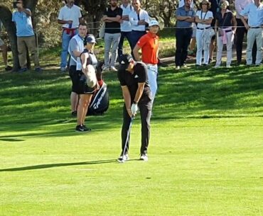 Golf - Professionals - Playing at Open España 2019 - this shot sounds terrific!