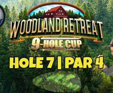 Master, QR Hole 7 - Par 4, EAGLE - Woodland Retreat 9-hole cup, *Golf Clash Guide*