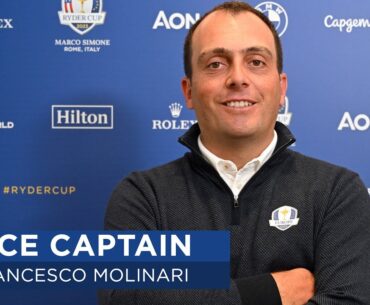 Francesco Molinari Announced as 2023 European Ryder Cup Vice Captain