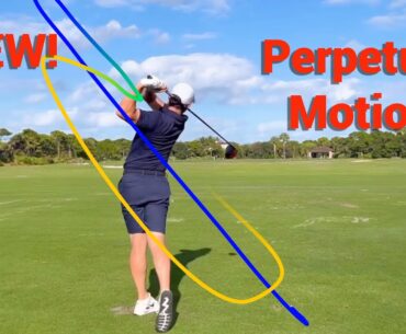 The Perpetual Swing: No Back or down swing,  just one continuous movement?