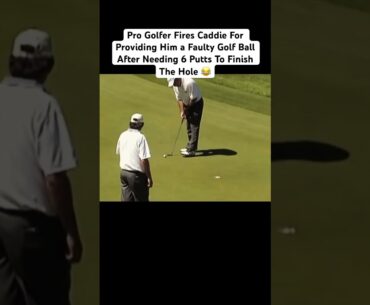The Caddie's Costly Mistake: How it Cost One Pro Golfer the Game #golf #golfer #putting #shorts
