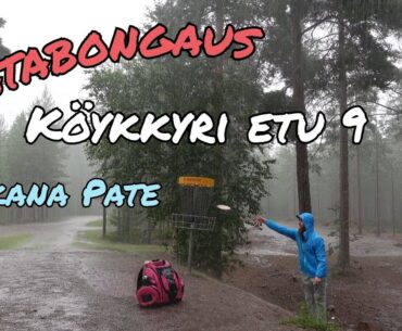 Frisbeegolf ratabongaus: Kempele Köykkyri etu 9