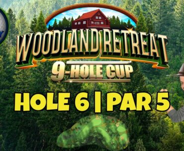 Master, QR Hole 6 - Par 5, ALBA - Woodland Retreat 9-hole cup, *Golf Clash Guide*
