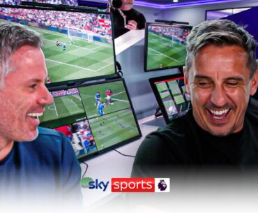 Carra and Nev take control of VAR! 🎥