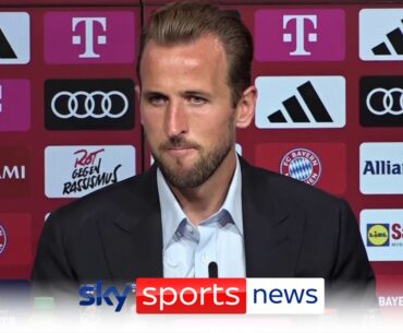 Harry Kane's first Bayern Munich press conference